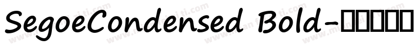 SegoeCondensed Bold字体转换